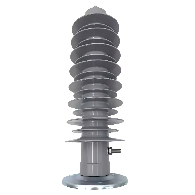 صواعق السيليكون الخارجية ذات الجهد العالي 33KV 35KV مع دعامة